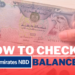 Emirates NBD Balance Inquiry