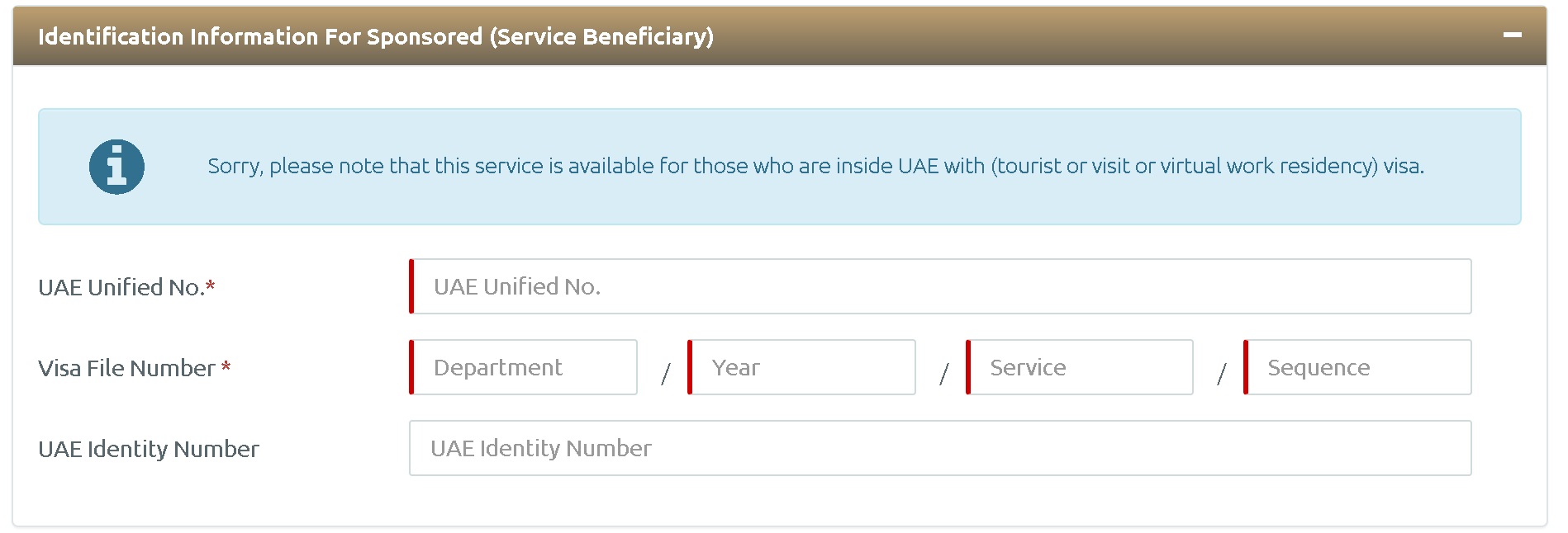 Visa Application