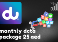 DU Monthly Data Package 25 AED