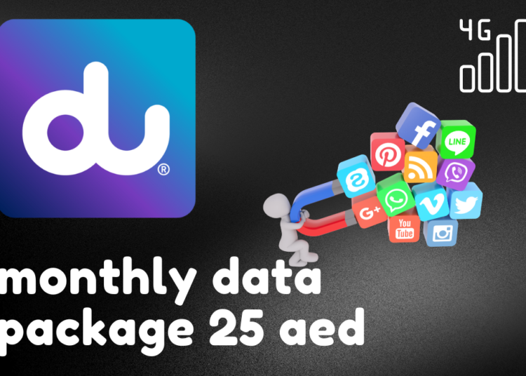 DU Monthly Data Package 25 AED