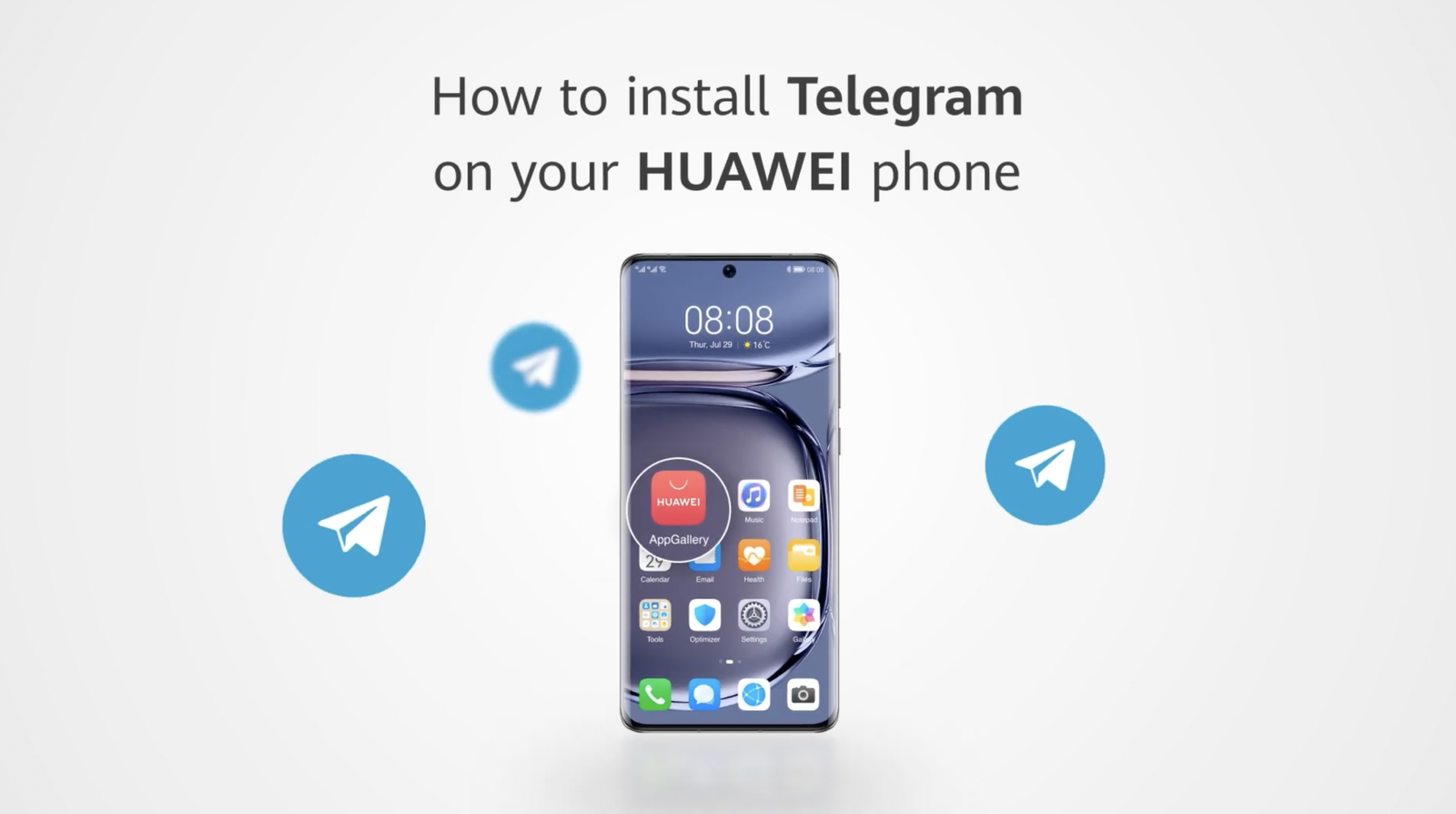 Telegram on Huawei Phone