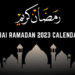 Ramadan 2023 Calendar Dubai