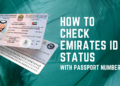 How To Check Emirates ID Status With A Passport Number