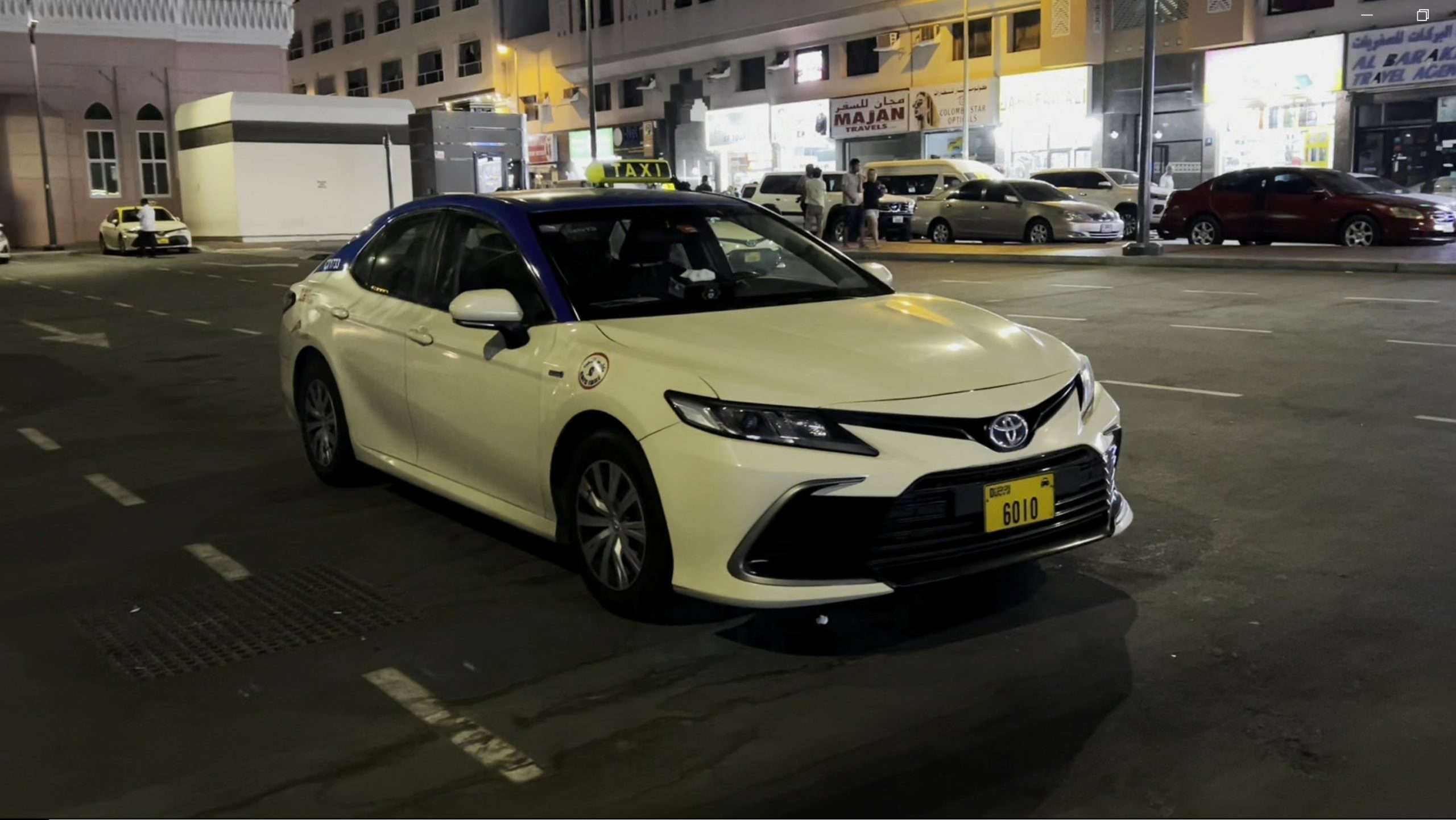 Dubai Taxi Spotted Near Bur Dubai