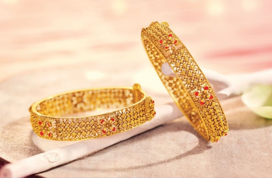 Four Gold Bangles to Add Charm to Your Wrists