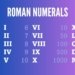 ROMAN NUMERALS
