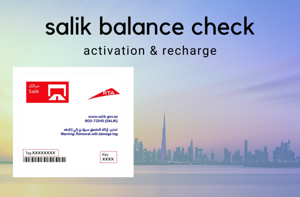 Salik Balance Check And Salik Recharge In 1 Minute - Gulfinside