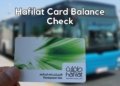 hafilat card balance check
