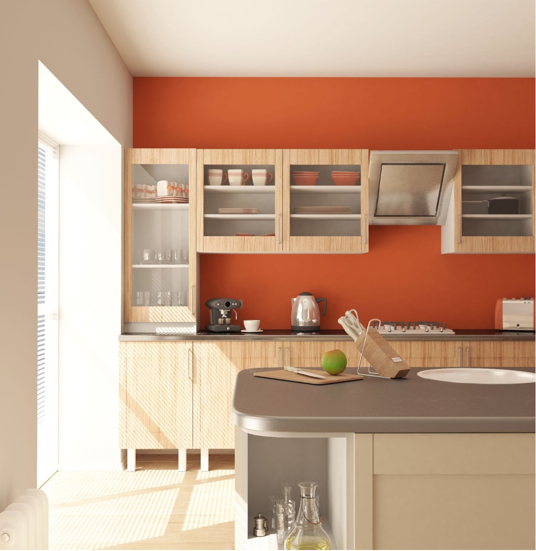 Two-Tone Color Schemes kitchen design
