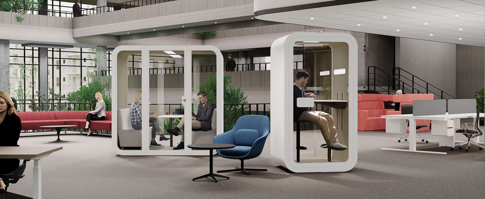 Stylish and Functional Phone Booths for Modern Offices