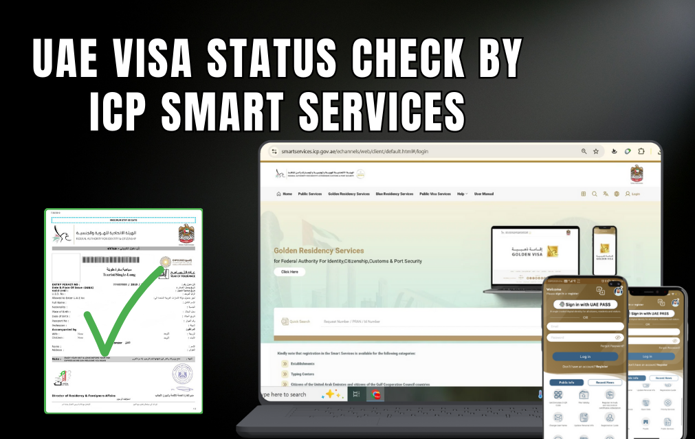 check uae visa status via icp smart services