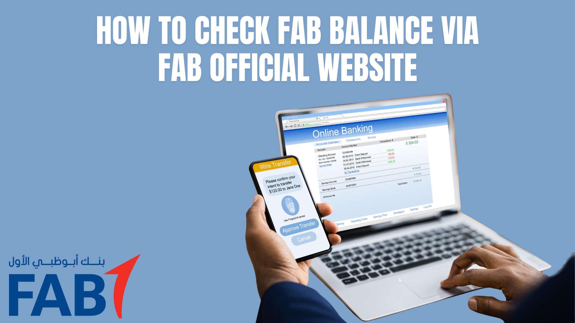 How to Check FAB Balance via FAB Official Website