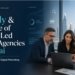 Senior digital agency team in Dubai reviewing SEO, web design, and digital marketing strategy for Lucidly company spotlight article