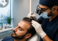 Experienced hair transplant surgeon in India performing corrective hair restoration procedure for natural-looking results.