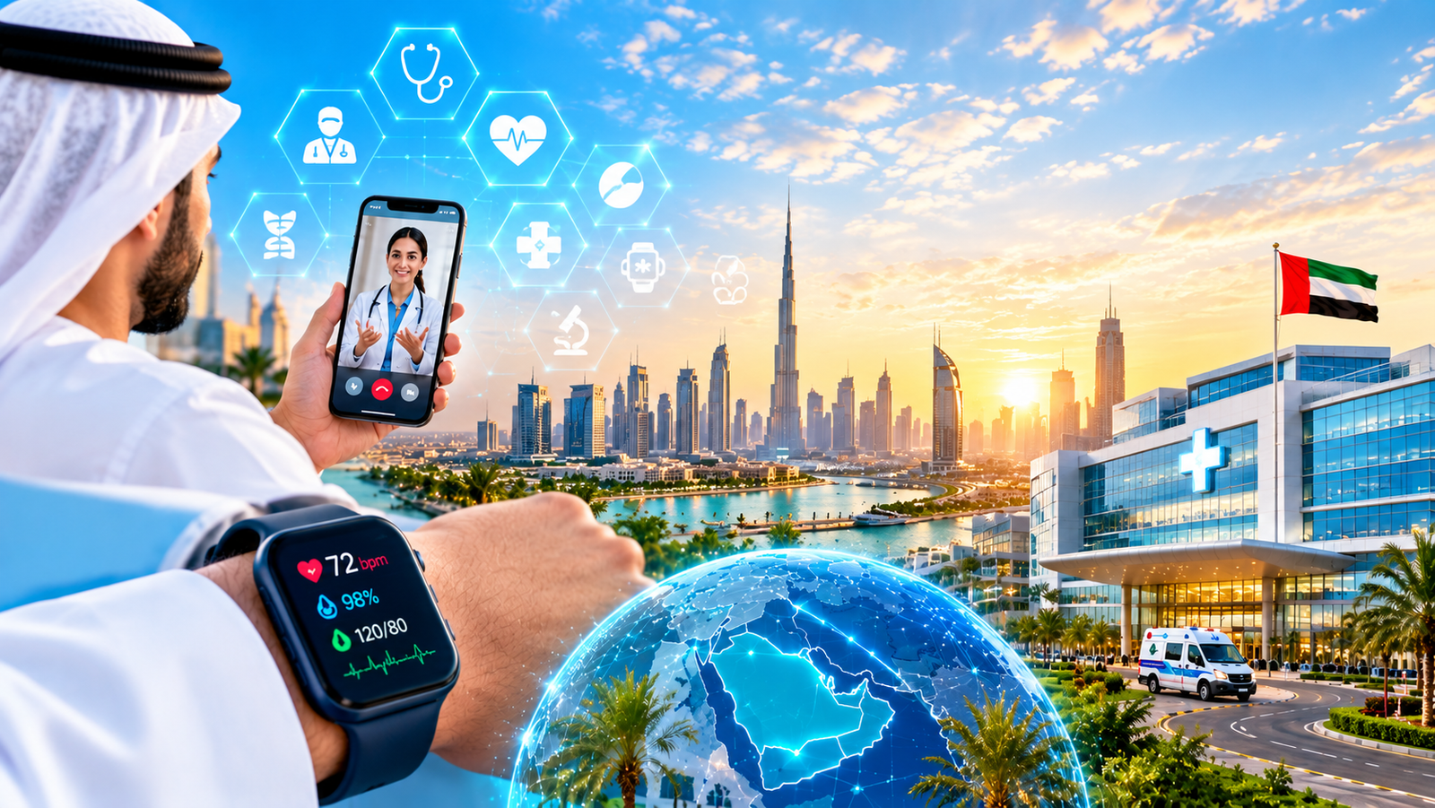 The Economic and Social Impact of Digital Healthcare in the UAE: Pioneering the Future of Medicine