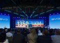 BYD press conference at IAA Mobility 2025 in Europe, illustrating Chinese automaker expansion