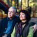 Older couple sitting on a park bench, illustrative retirement photograph by Rhoda Baer, National Cancer Institute