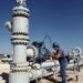 Archival photograph of infrastructure at the Bryan Mound Strategic Petroleum Reserve facility in Texas, United States
