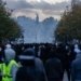 Crowd at Place de la République in Paris during October 17, 2026 protests