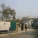 Archival 2004 photograph of the Torkham crossing between Afghanistan and Pakistan, not the October 2026 clashes in Kurram