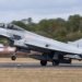 Royal Air Force Eurofighter Typhoon aircraft taking off, archival July 2025 photograph, not October 2026 Saudi mission