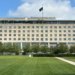 US Department of State Harry S. Truman headquarters building photographed August 11 2025