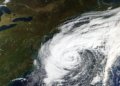 NASA Terra satellite view of Subtropical Storm Josephine on October 21, 2026