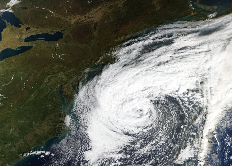 NASA Terra satellite view of Subtropical Storm Josephine on October 21, 2026