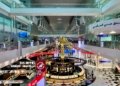 Dubai International Airport Terminal 3 interior, archival image illustrating Dubai visa status amendment procedures