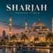 AI-generated sharjah themed mosque illustration for GulfInside prayer times