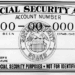 Official sample United States Social Security card, shown for illustration