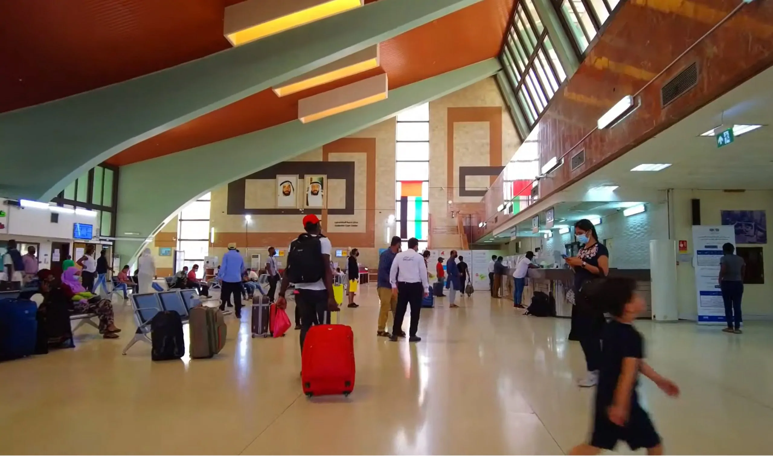 Abu Dhabi Central Bus Station Waiting Area