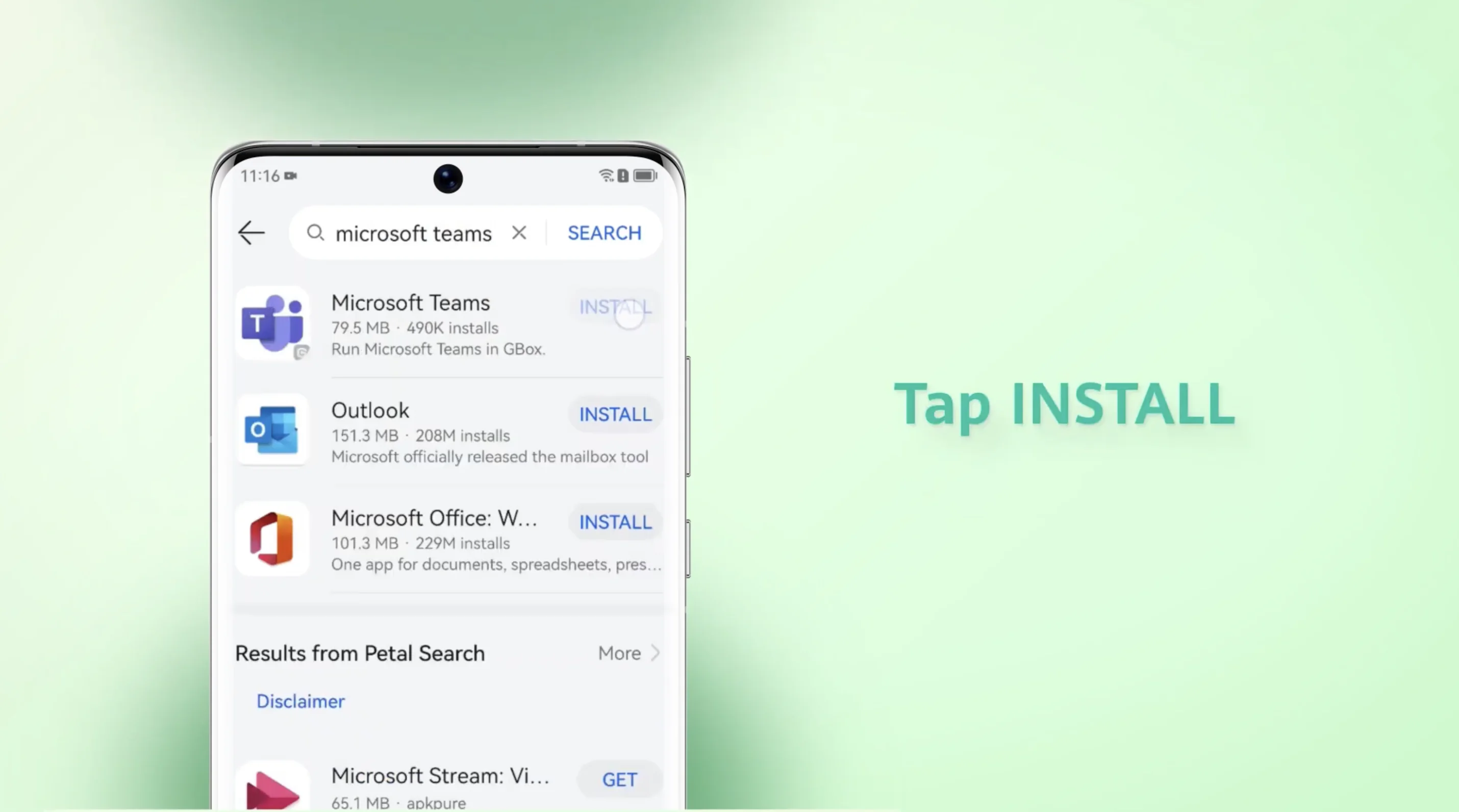 How to download Microsoft Teams on Huawei step 3