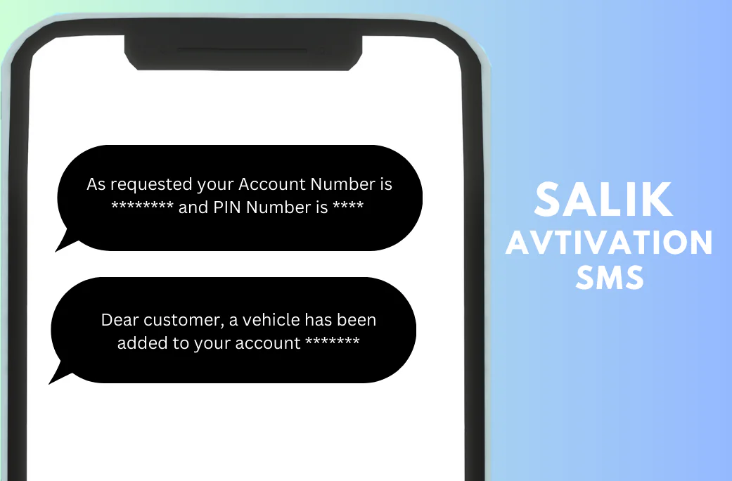 salik activation sms