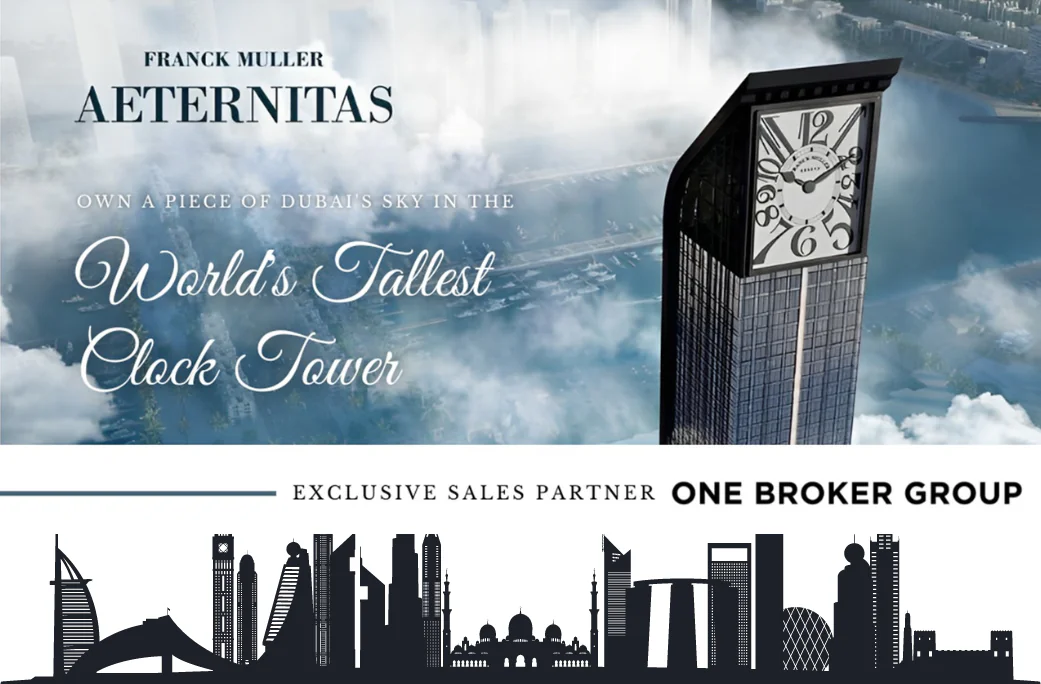 London Gate and One Broker Group Partner Once Again for AETERNITAS, Dubai’s Tallest Residential Clock Tower London Gate and One Broker Group Partner Once Again for AETERNITAS, Dubai’s Tallest Residential Clock Tower