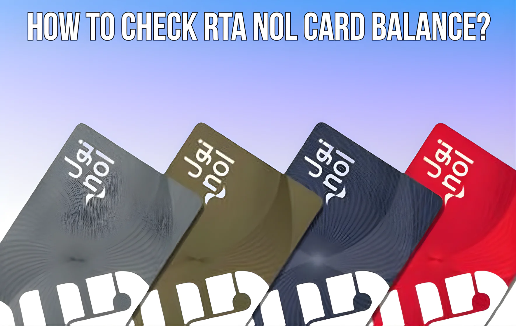 NOL Card Balance Check Online 2026 via RTA Dubai Website