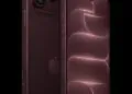 Official Apple image of iPhone 18 Pro and iPhone 18 Pro Max in burgundy