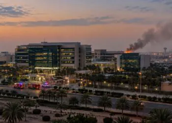 Saudi Aramco Building in Dhahran Targeted; Ministry Reports Limited Fire